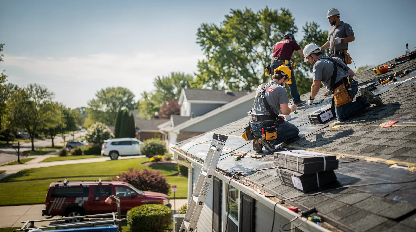 Roof Repair in Fairmount, IL around you